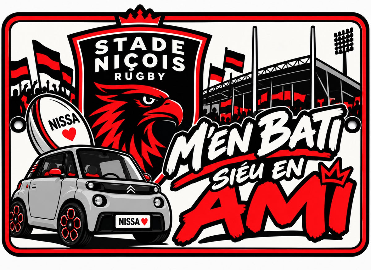 Plaque avant Ami / Topolino — Stade niçois