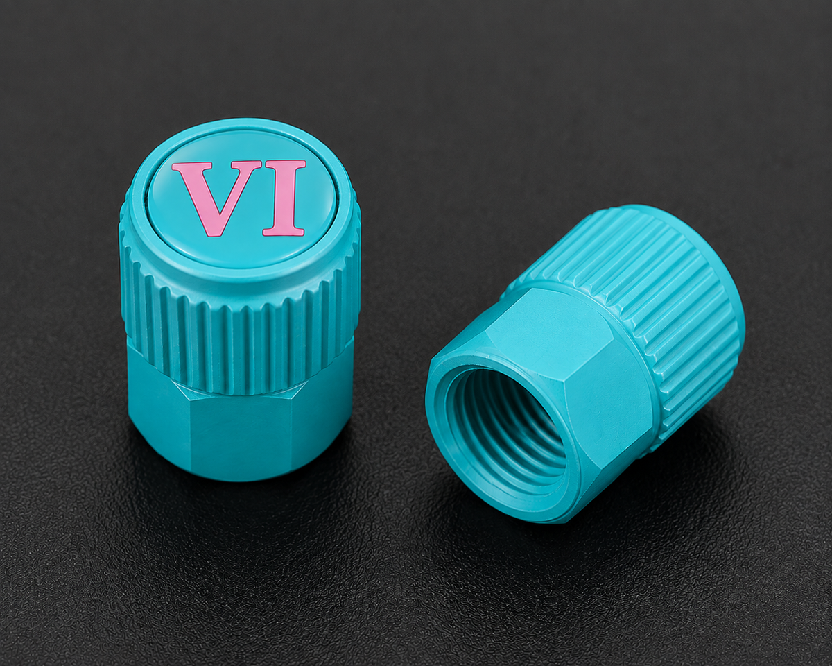 Cache valve Ami / Topolino — Couleur bleu GTA VI x4