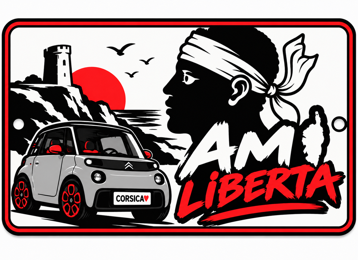 Plaque avant Ami / Topolino — Ami Liberta