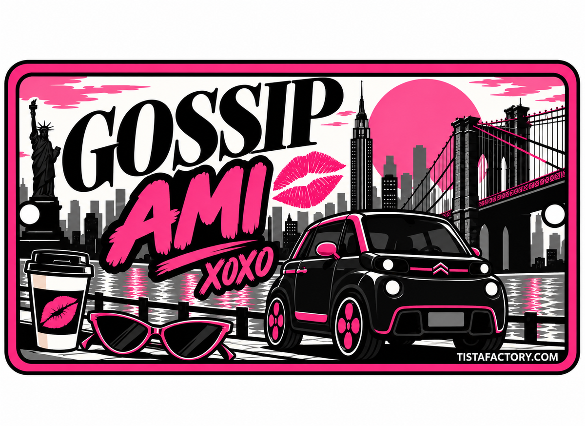 Plaque avant Citroën Ami — Gossip Ami