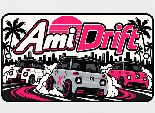 Plaque avant Ami Drift pour Citroën Ami